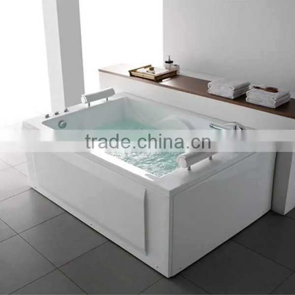 best price for one person massage acrylic bath tub, corner whirlpool full body massage bathtub, square bath tub
