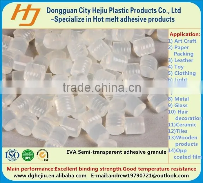 Low&High temperature resistant EVA hot melt adhesives glue granule