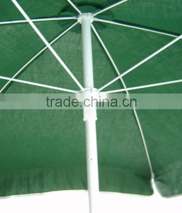 White frame cheap standard size beach umbrella for brand promotion beach umbrella