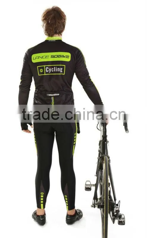 full sleeve Soft shell solid cutting Cycle friendly cut high visibility light weight men cycling