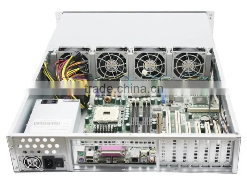 2u server case hot swap 8 bays sever case