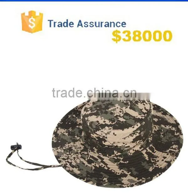 high quality men's fishing hat,camouflage sport hat,camouflage bucket hats
