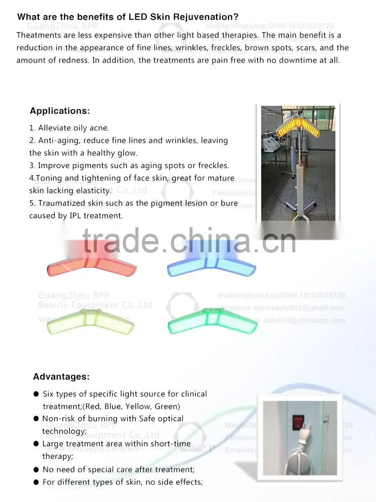 PDT beauty Machine/LED Light Therapy Beauty Device