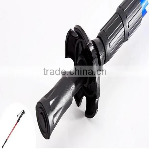 New product 3 sections Straight shank alpenstock hiking walking sticks