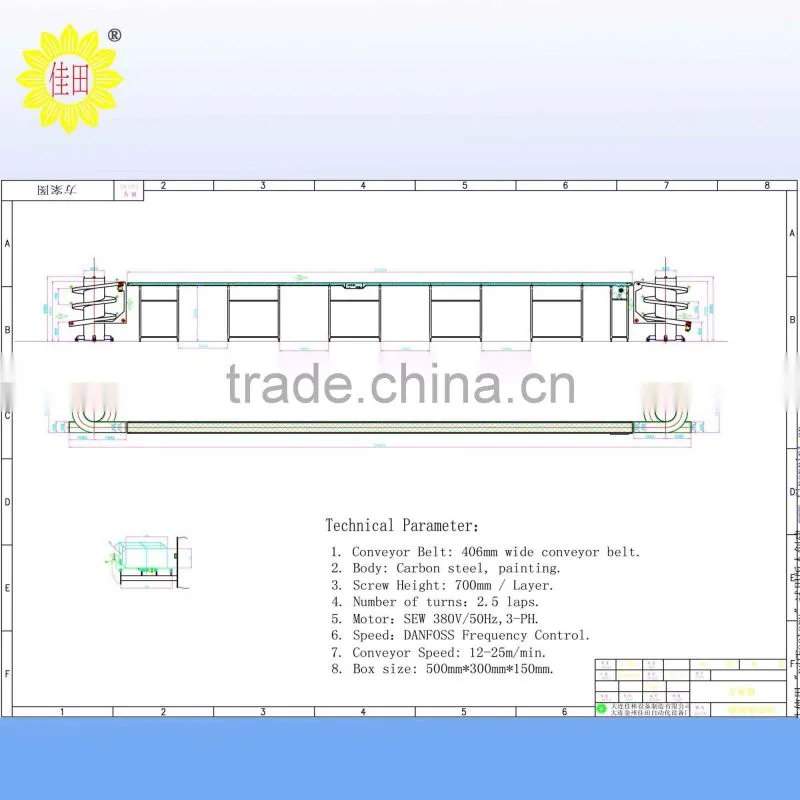 Screw Conveyor for Food/Beverage