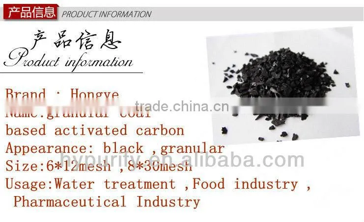 Coal based Granular activated carbon for water treatment
