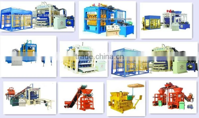 QT12-15 mobile concrete block machine / QMY12-15 moving style eggs laying blocks machine / mobile blocks making machine for sale