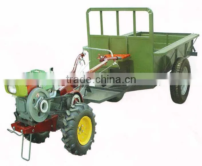 12HP manual Start Mini Tractor with trailer