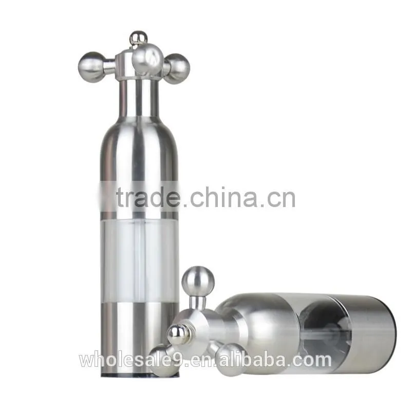 manual stainless steel Pepper grinder mill kitchen tools glass Pepper grinder