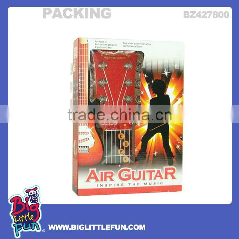 Mini air guitar toy with flash light