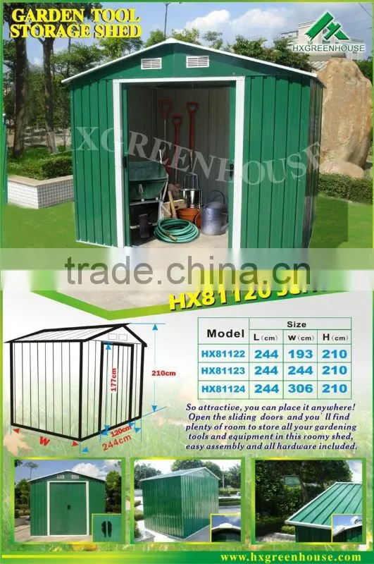 High quality glass green house for your garden HX98 Series