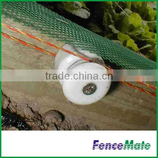 Electric Fence Wood Post Porcelain Insulator
