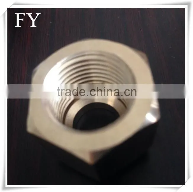 DIN High Quality Hexagonal Nylon Lock M8 M10 M16 brass copper stainless iron Nut Suppliers