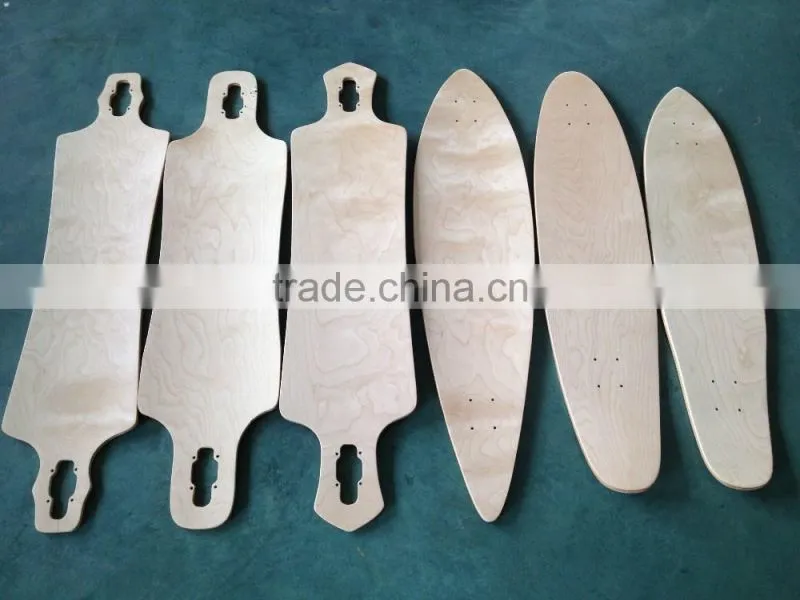 Wholesale blank longboard decks,blank longboard deck