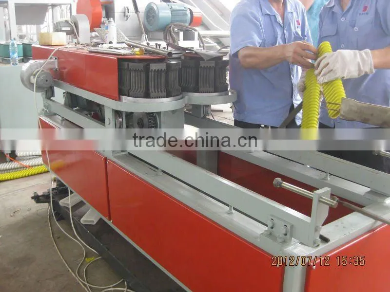 PE Flat pipe Corrugated Pipe Production Line