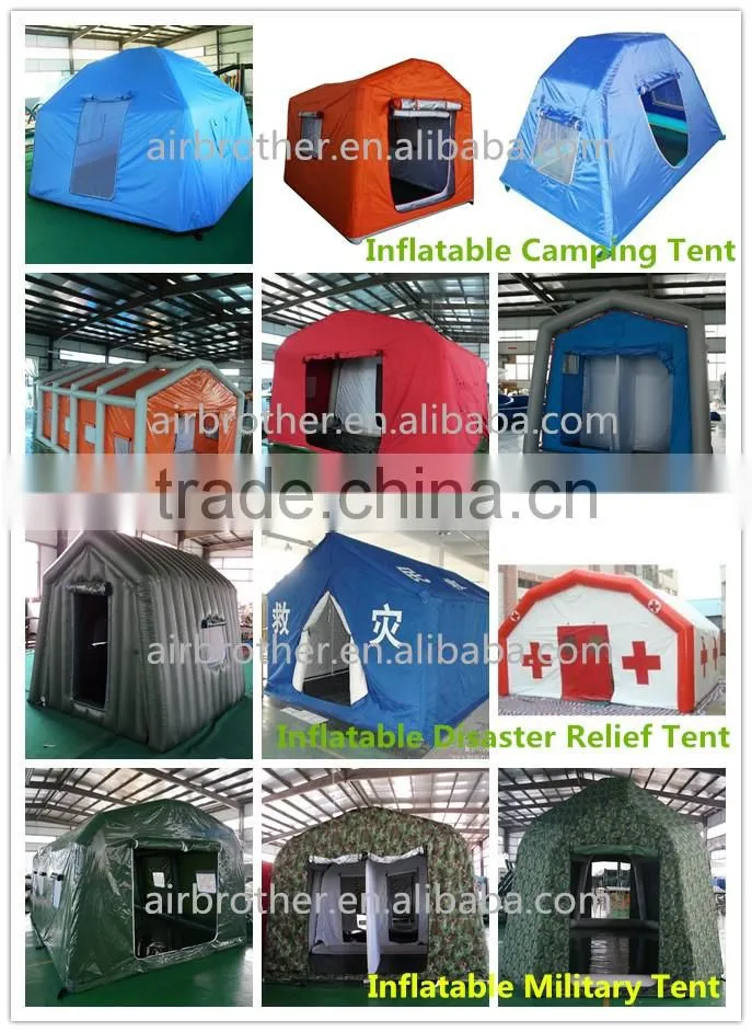 Long serve life inflatable military army medical tent, inflatable field hospital tent