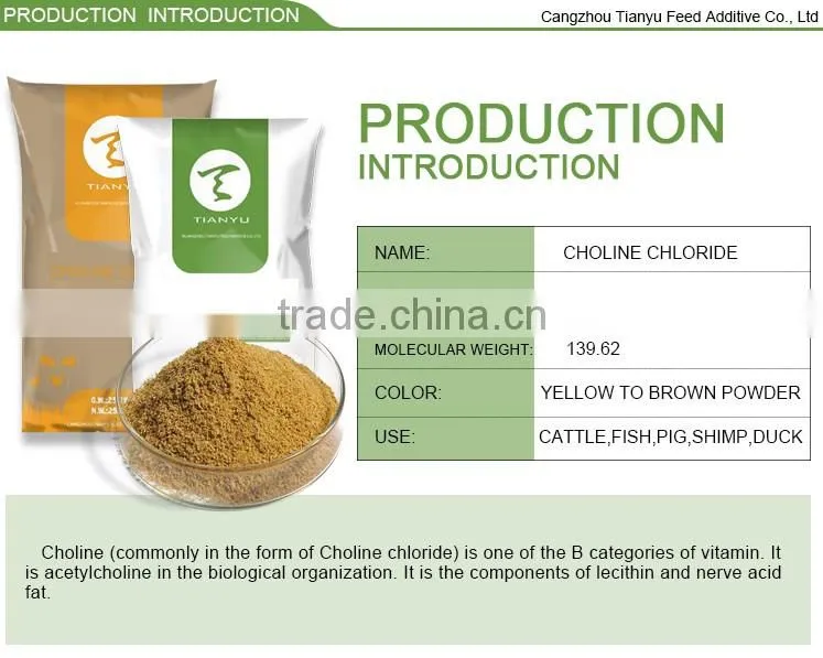 choline chloride/best price Choline Chloride 60% for poultry feed