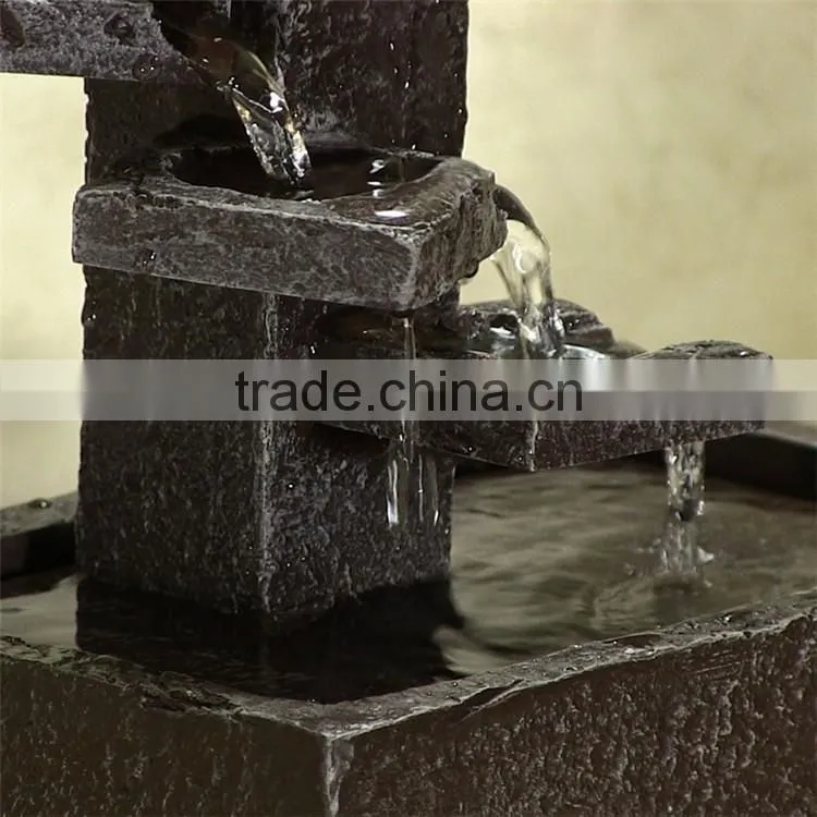 China Factory Decorative Resin Water Fountain with New Design for Home Decooration and Garden Decoration