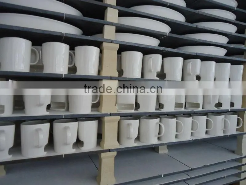 beige porcelain 6oz beer mug with custom design for promotions