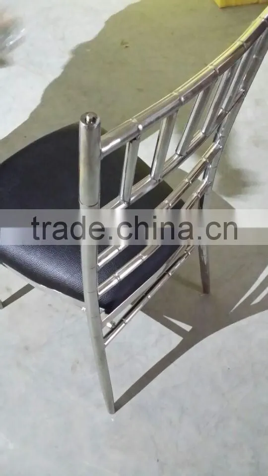 Cheap modern Steel chiavari dining chairs