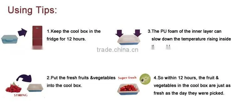 Outdoor Portable Camping Cool Box With PU Foam