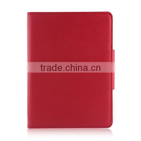 Bluetooth keyboard flip PU leather back cover for iPad 6