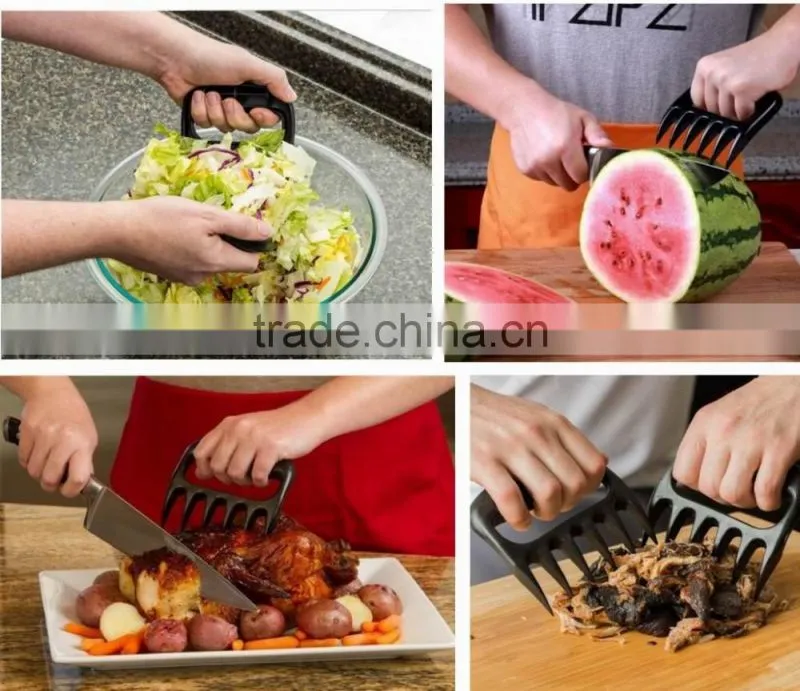 meat Shredder Claws, meat fork,Claw Handler Set, BBQ fork