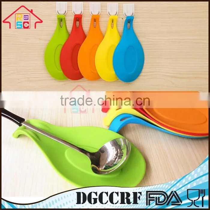 NBRSC High temperature Silicone Spoon Pad for Food Grade Trivet Rest Heat Resistant
