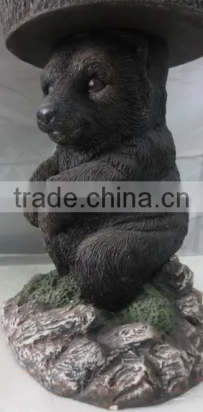 knock-down beautiful fiberglass clay animal planter
