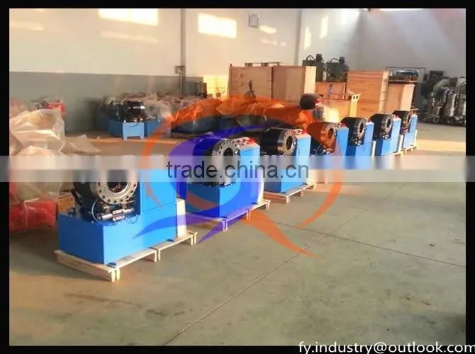 FY68 2" or 5" 4SP 10 free mold dies 380V or 220V hose crimper machine/hydraulic hose crimper