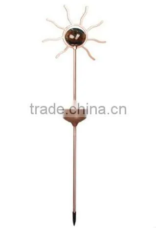 Stake solar garden light- sun shape