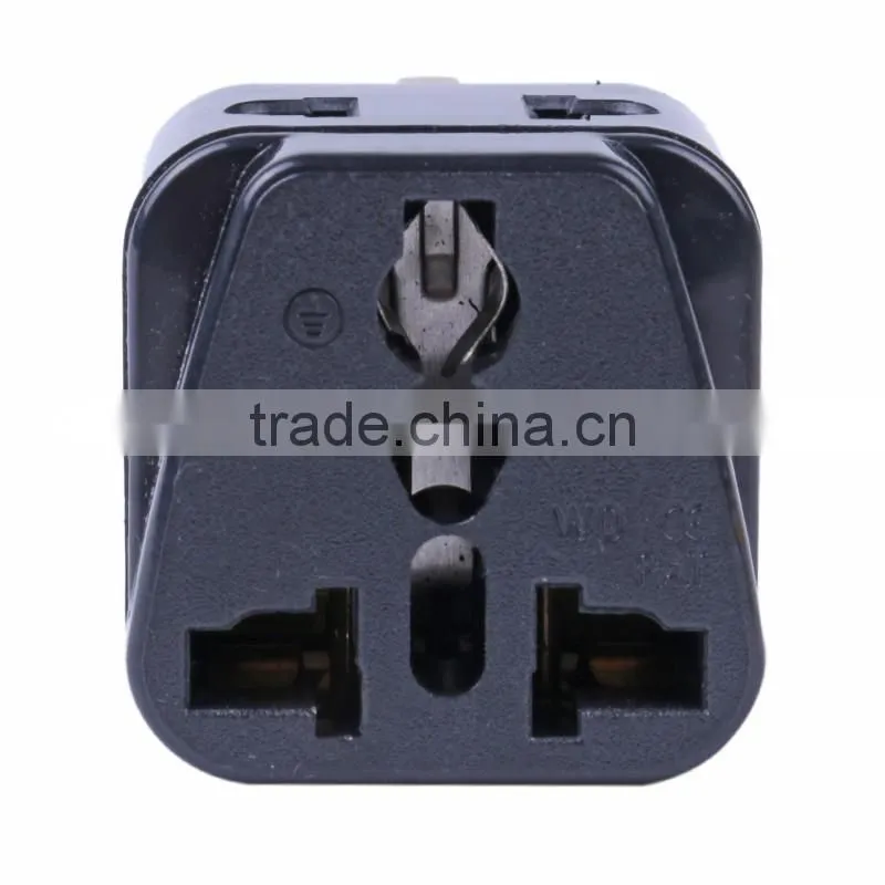 UK 3 flat pins 13A 250V AC Universal Accessory 2 sockets electrical power plug WDI-7