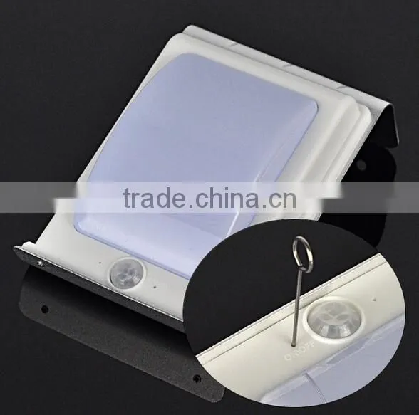 16 LED PIR Motion Sensor Solar Security Light Lamp Garden Outdoor Rechargeable
