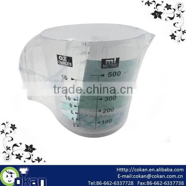 500ml PS Plastic Measuring Cup CK-2019-02