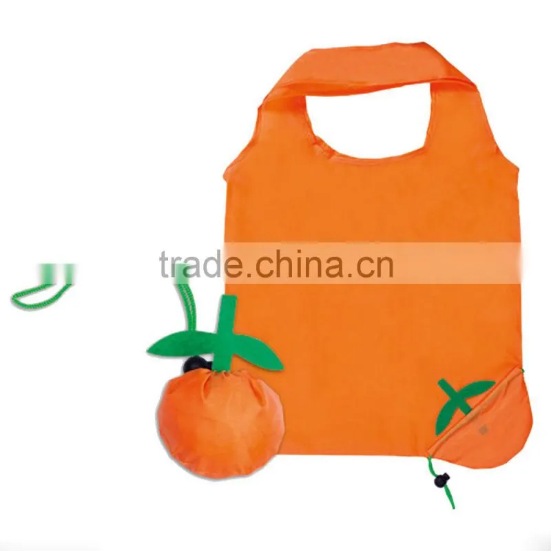 Promotional Reusable polyester foldable beach bag wholesale nylon foldable shopping bag
