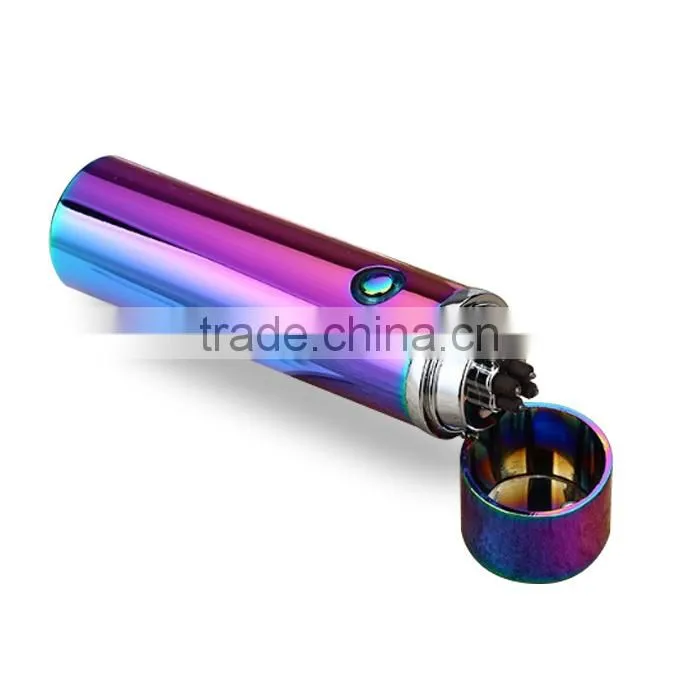 Tesla checked lighter Coil Lighter USB Rechargeable Windproof Arc Lighter