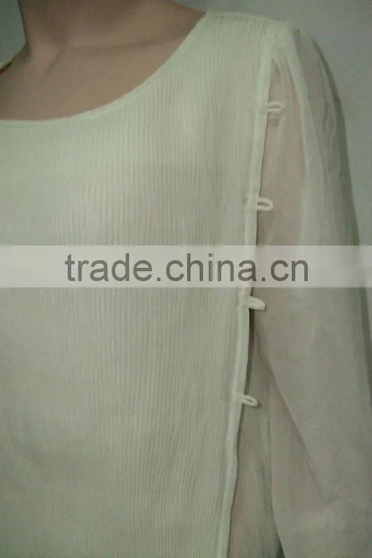 newest hot selling lady apparel blouse