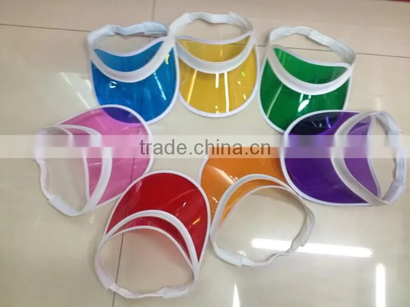 Hair Accessories,Custom Elastic Band Visor , Multicolor Sun Hat