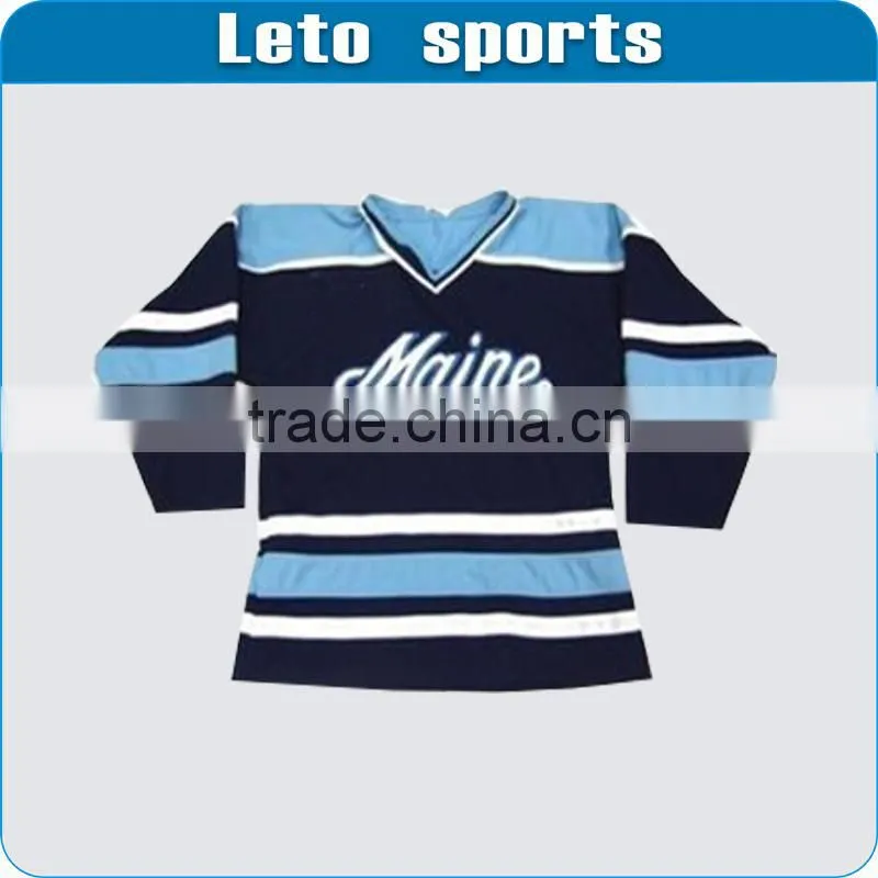 sublimation custom neon green ice hockey jersey ice hockey wear