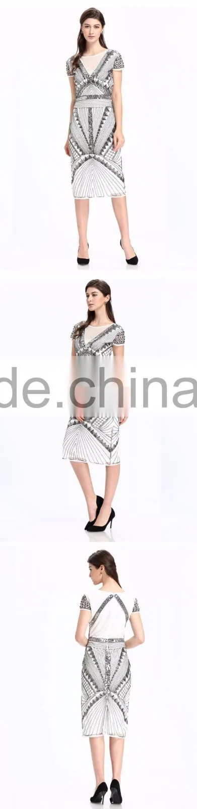 Domin fashion latest beading and sequin designs dress photos