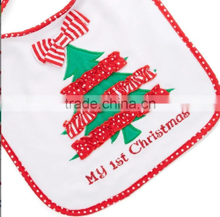 High quality and durable bandana bibs reasonable price christmas organic cotton drool baby bibs