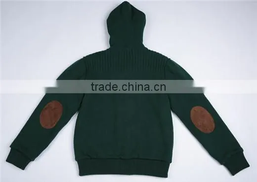 100% Cotton Men Hooded Cardigan Sweater Knitting Machine Price