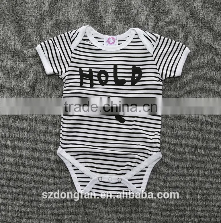Wholesale Newborn Baby Clothes Summer 100% Cotton Breathable Baby Romper