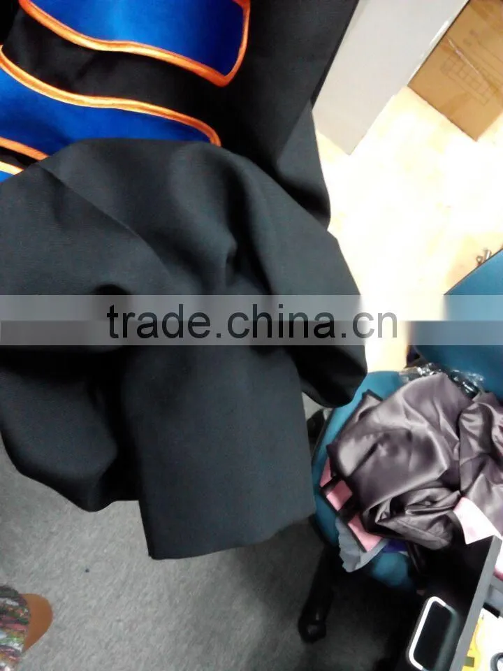 Customized high quality PHD graduation gown