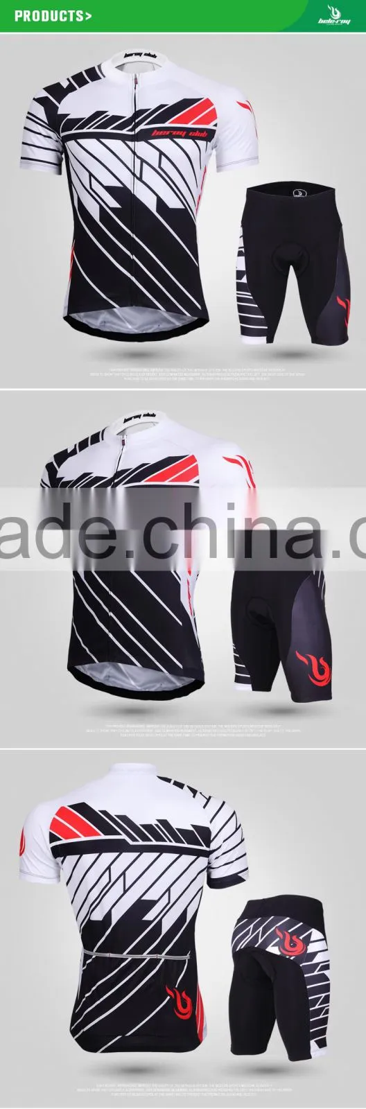 new model wicking bike wear sets,anti-bacterial 3D padded bike clothing