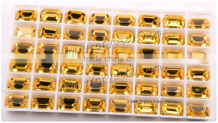 2016 newest K9 crystal glass stone, crystal fancy stone without claw or with claw
