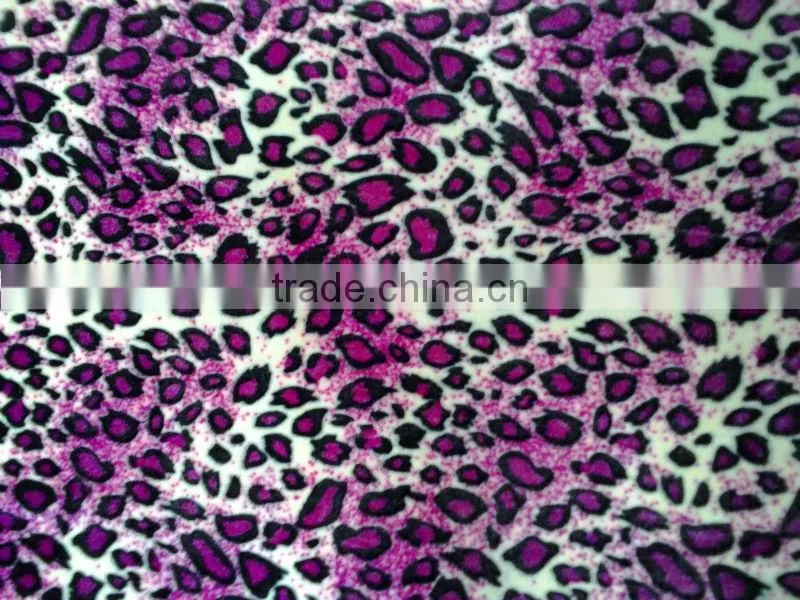 printed spun velour for suit cloths