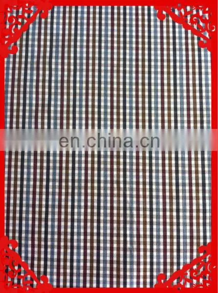 2014 fashion latest new Italy design pattern 100%cotton poplin check cvc t/c yarn dyed fabrics for shirt