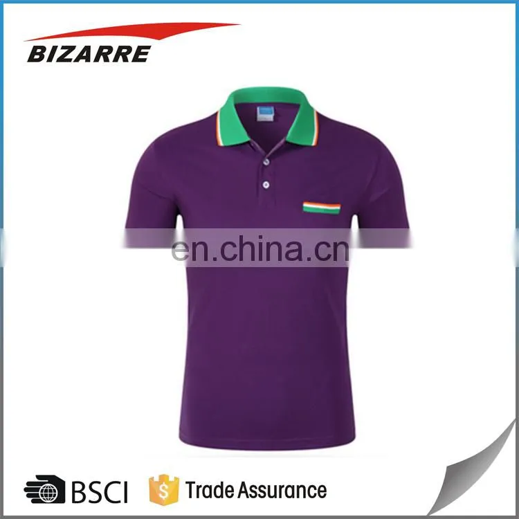 Racing team essential dry fit sports running polo shirt