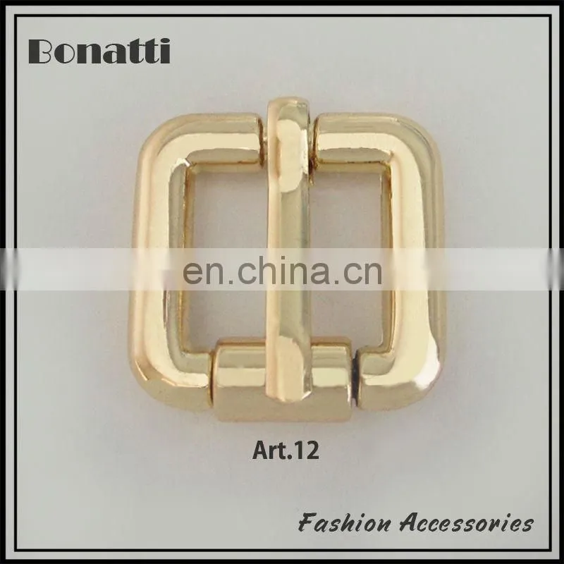 hot sale little golden zinc alloy metal bag buckles